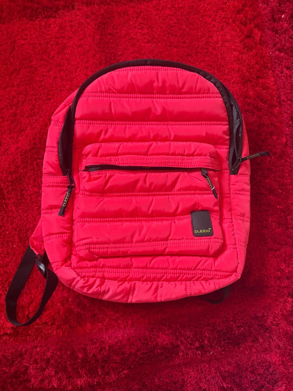 bubba Quilted Hot Pink Backpack